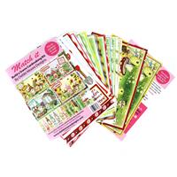 Debbi Moore Designs Gardening Gnomes Match It Cardmaking Kit with Forever Code