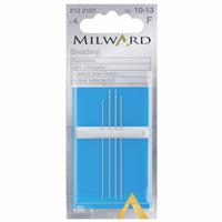 Hand Sewing Needles, Beading Nos 10-13 (4 Pieces)