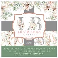 Floral Bloom  Milestone Topper Stash collection     