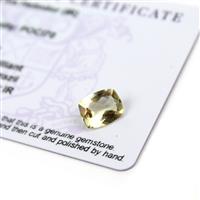 2.15cts Xia Heliodor 10x8mm Cushion  (I)