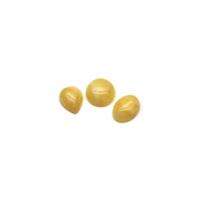 Baltic Off-White Amber Cabochon Multipack Inc. 1x 15mm Round, 1x 12x16mm Oval, 1x 12x15mm Teardrop