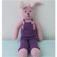 Woolly Chic Pink Ella Bunny Rabbit Knitting Kit 