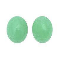 2.5cts Prase Green Opal 9x7mm Oval Pack of 2 (N)