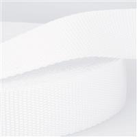 White Polypropylene Webbing 1.5m x 25mm