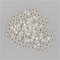 Miyuki Silver Lined Matte Crystal Seed Beads 6/0 (19GM/TB)