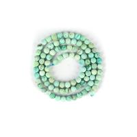 25cts Peruvian Turquoise Faceted Rounds Approx 4mm
