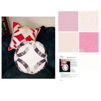 Suzie Duncans Pink Love Wedding Ring Cushion Kit: Instructions, Fabric (0.5m) & FQ