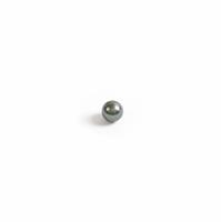 Grey Tahitian Round Pearls Half Drilled Approx 9-10mm (1pc)