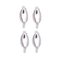 925 Sterling Silver Bullet Clasp Approx 17x8mm (4pcs)