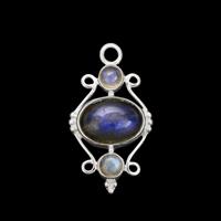 925 Sterling Silver Pendant With 7.34cts Labradorite 