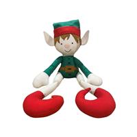 Delphine Brooks Brown Hair Red & Green Christmas Elf Duo Kit: Instructions, Fabric (1.5m) & Felt