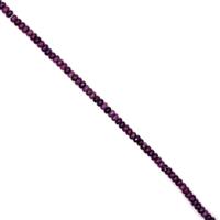 210cts Lepidolite Plain Rondelles Approx 8x5mm, 38cm Strand