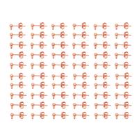 Rose Gold Plated Base Metal Earring Posts with Loop & Butterfly Packs (50 pairs)