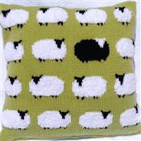 Iknit Designs Fluffy Flock of Sheep Cushion Pattern
