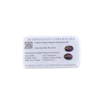 8.65cts Copper Mojave Amethyst 14x10mm Oval Pack of 2 (R)