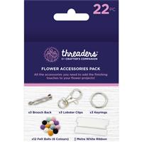 Threaders - Flower Accessories Pack - 21 Pieces