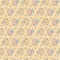 Poppie Cotton Songbird Serenade Yellow Bridal Bouquet Fabric 0.5m