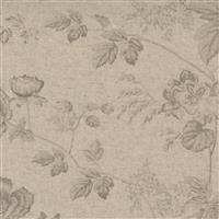 Moda Sister Bay Flower Etchings Stone Mochi Linen Fabric 0.5m