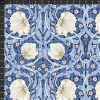 William Morris Wandle Small Pimpernel Blue Fabric 0.5m