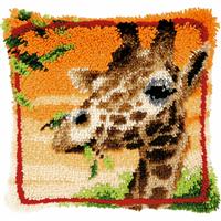 Giraffe Latch Hook Cushion Kit
