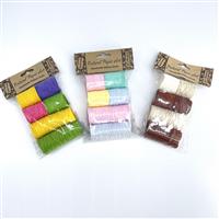 MULBERRY PAPER- HANDMADE RIBBON ROLLS - MULTIBUY, A selection of beautifully coloured paper ribbon rolls
