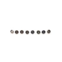 Cymbal Loutro - 11/0 Bead Substitute - Antique Silver Plated (10pk)