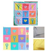 Delphine Brooks Pastels You Are My Lobster Quilt Kit: Fabric Panel & Fabric (1m)