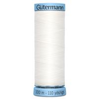 Gutermann Silk Thread White (100m)