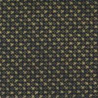 Moda Whispers Metallic Black Gold Small Flowers Fabric 0.5m