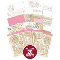 Deluxe Craft Pads - Forever Florals -Rose, inc; foiled & die cutter toppers, cardstock & Inserts