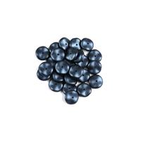 Preciosa Ornela Alabaster Pearl Pastel Navy Blue Ripple Beads Approx. 12mm (25pcs)