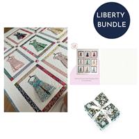 Sallieann Harrisons Liberty Dress Quilt Kit: Instructions & Fabrics (1.5m) & 5 FQ