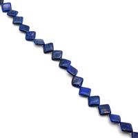 300cts Lapis Lazuli Puffy Diamonds Approx 16mm, 38cm