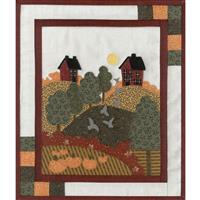 Village Fabrics Autumn Houses Wall Hanging