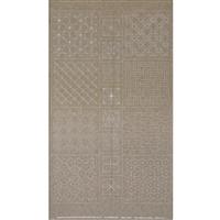 Sashiko Tsumugi Preprinted Geo 20 Grey Fabric Panel 108x61cm 