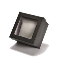 Black Paper Box With White Cushion