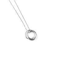 925 Sterling Silver The Trinity Necklace (18" + 2"extender)