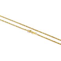  Gold Plated 925 Sterling Silver Cauliflower Chain Approx 1,2mm, Length Approx 18 lnch