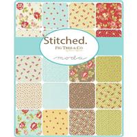 Moda Stitched 10 Inch Charm Pack of 42 Pieces