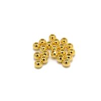 Gold Plated 925 Sterling Silver Spacer Beads, approx. 3mm, 20pcs