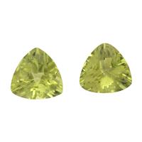 2.20cts Red Dragon Peridot Triangle Brilliant 7x7mm (N) (Pack of 2)