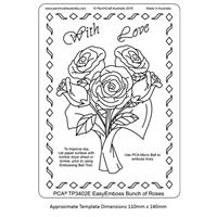 ParchCraft Template - Bunch of Roses, 121 x 171 