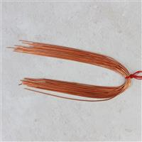 12" Rose Gold Coloured Copper French Wire Approx 1.00mm (20pcs)