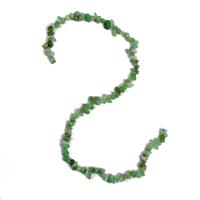 120cts Chrysoprase Small Nuggets Approx 3x4-6x10mm, 38cm strand