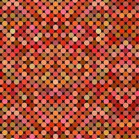 Jason Yenter Colourful Terracotta Sequins Fabric 0.5m