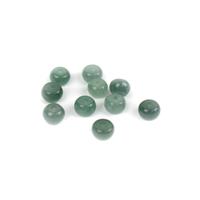 11cts Dark Green Jadeite Rondelles Approx 3x5mm, 10pcs