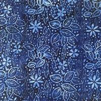 Artisan Bali Batiks Dark Blue Fabric 0.5m
