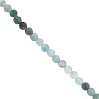 9cts Grandidierite Micro Faceted Round Approx 2 to 2.4mm, 30cm Strand