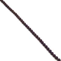 170cts Purple Maroon Drusy Coated Quartz Plain Rounds Approx 8mm, 38cm Strand