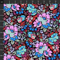 Anna Maria Horner Love Always Multi Lilac Flower Fabric 0.5m